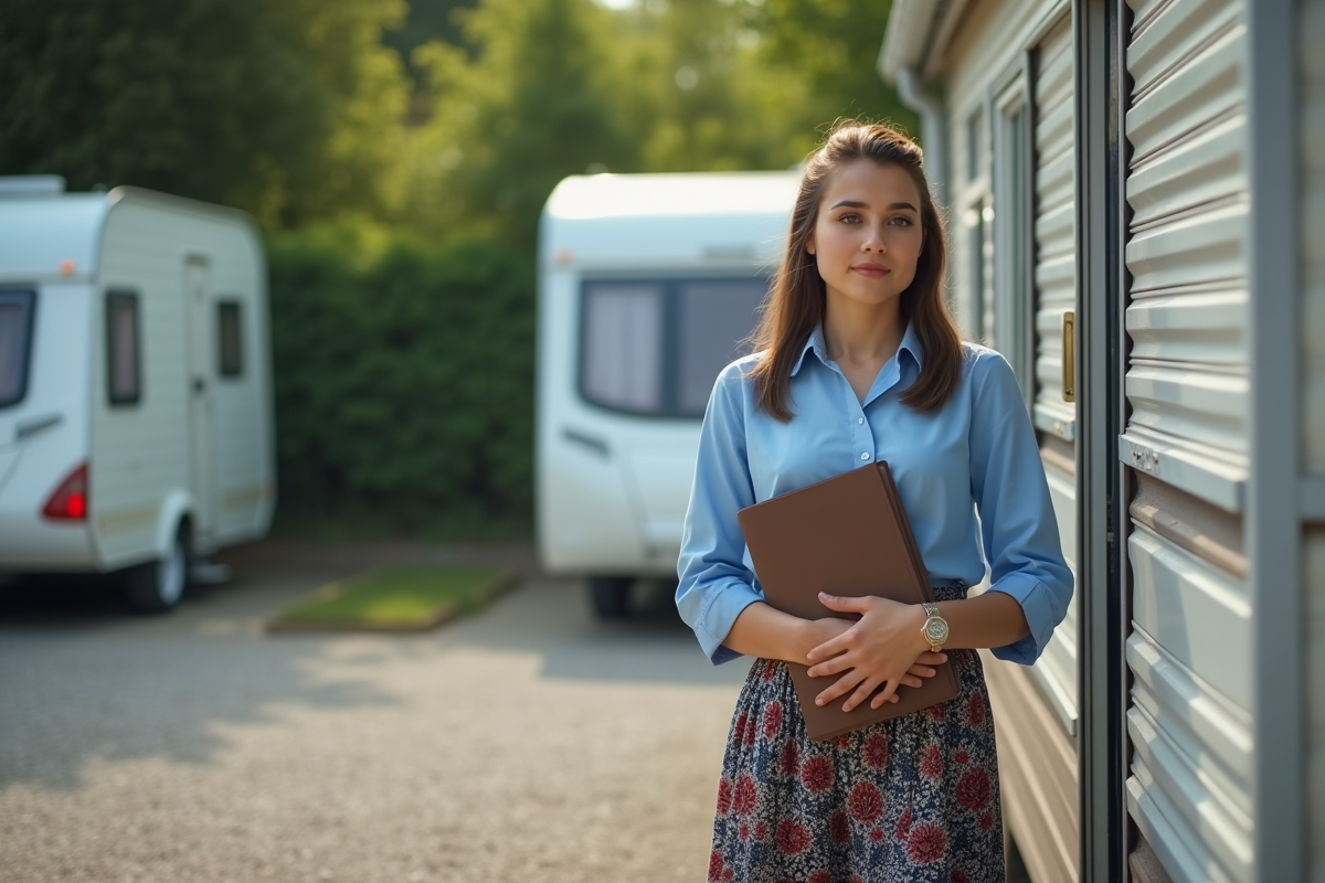 Jeune femme romani près d